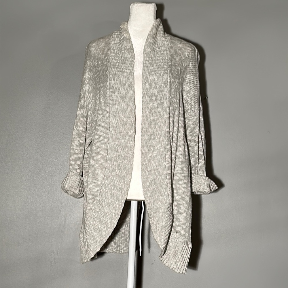 Express Grey Cardigan Sweater, Size Medium